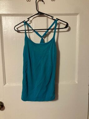 Smartwool Teal Cross-Back Tank Top